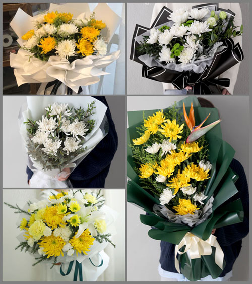 安徽阜阳市临泉县黄岭镇西张庄村白事花束代送